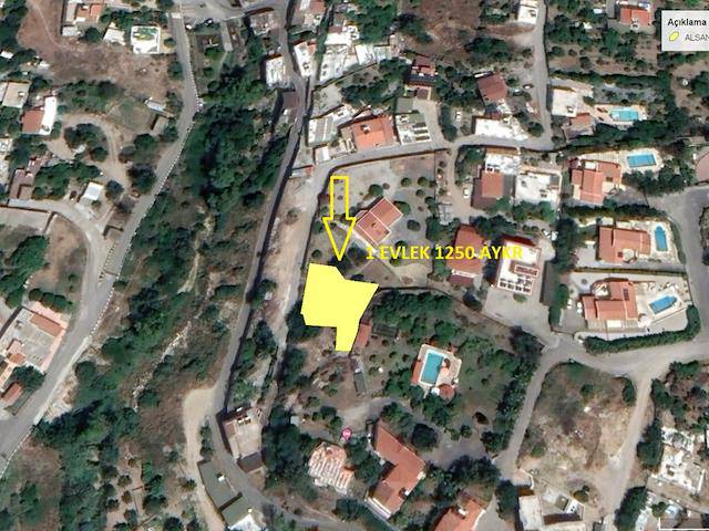 Alsancak Vılla Yapımına Uygun Deniz Manzaralı Arsa
