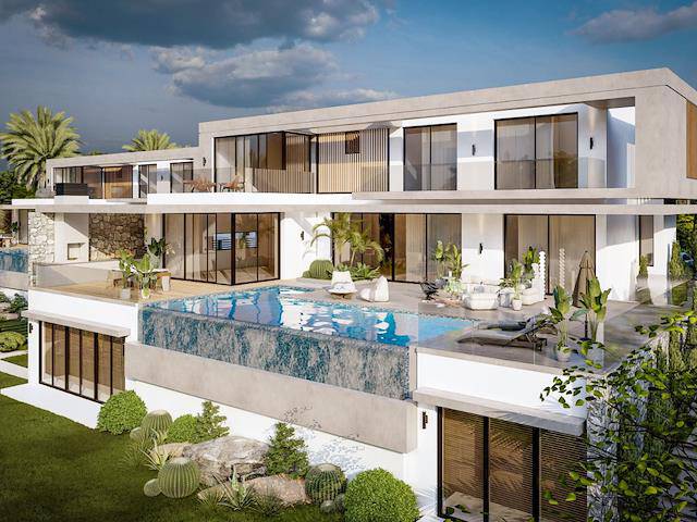Luxury 4+1 Villa For Sale With A Magnificent View In Kyrenia Bellapais Area