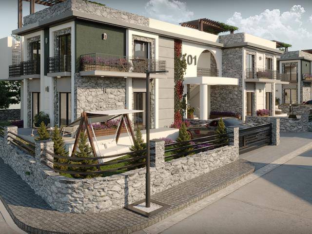 Girne-Çatalköy’de Havuzlu Site İçinde Teslime Hazır 3+1 (Son5) Daireler
