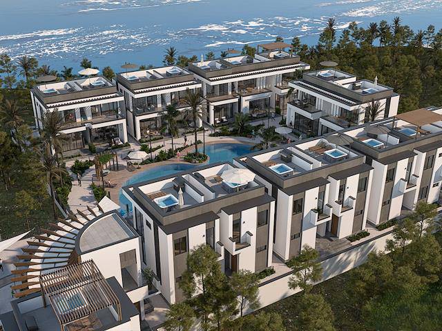Girne Esentepe Satılık Denize Sıfır 3+1 İkiz Villa 586.040 Stg