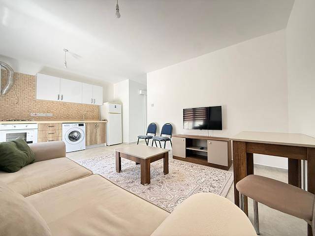 1+1 Apartment With Garden For Rent In Karaoglanoğlu Area,
