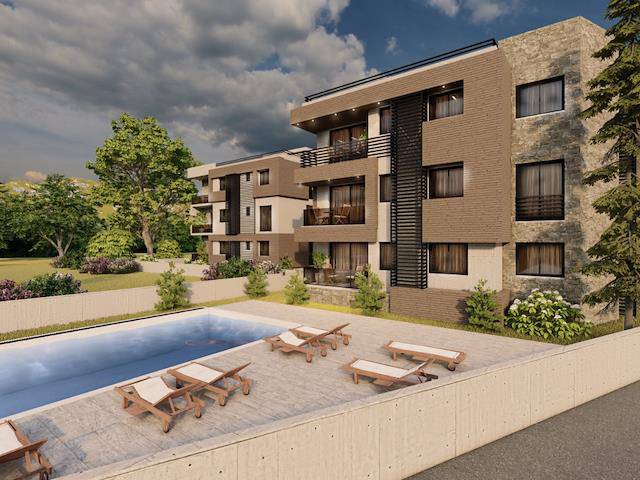 Girne Lapta'da Havuzlu Sitede 48 Ay Faizsiz Ödeme Planı İle Satılık 2+1 Lüks Daireler