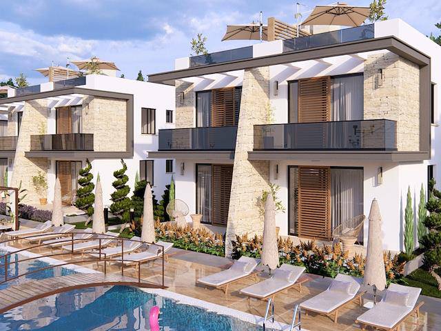 Lapta’da Denize Yürüme Mesafesinde ve Havuzlu Site İçinde 1+1 Modern Daireler