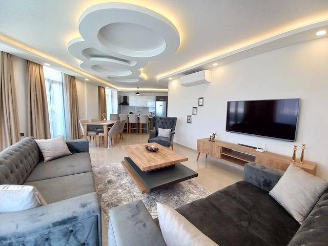 Luxury Furnished 4+1 Triplex In A Site In Kyrenia Center