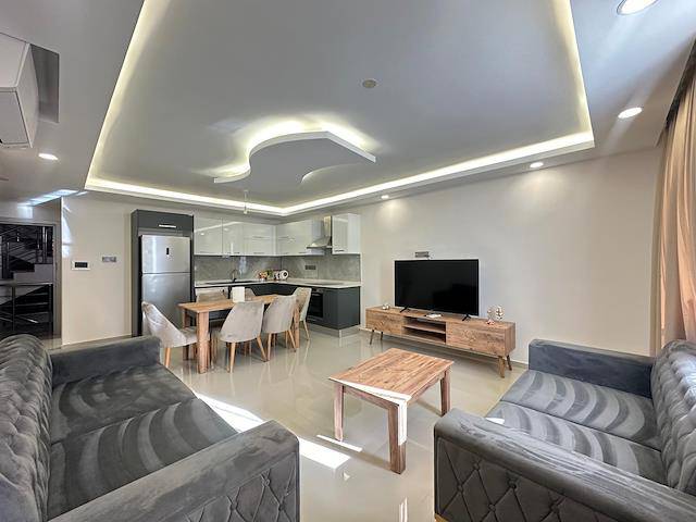 Luxury Furnished 2+1 Triplex For Rent In The Site In Kyrenia Center