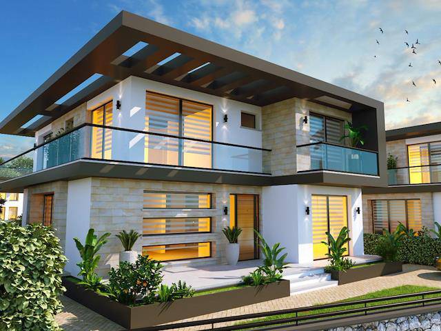 4+1 Villa For Rent With Private Pool In Girne Ozanköy Area