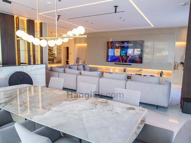 Girne Merkez Satılık Ozel Havuzlu 600 m² /4+1 Akilli Daire Penthouse 3.800.000 Stg/