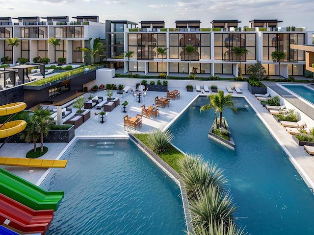 Iskele Long Beach's, The Arkın Hotel Bölgesine Yakın Konumda Exclusive Felucca Park Sitesi'nde Satılık Stüdyo Loft Daireler 154.500 Stg/