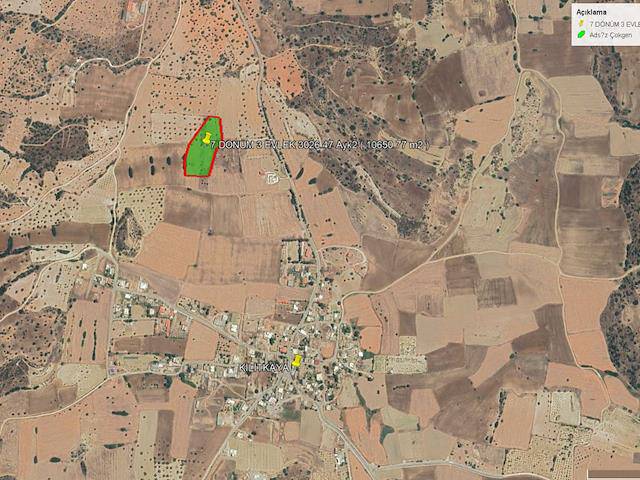 Land For Sale In Buyukkonuk 10650.77 Square Meters * £55.000 ...