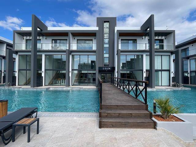 Iskele'deki Seçkin La Joya Residence'da, Beyaz Esya Sahip, 1+1 Loft Daire. Kdf, Trafo Fiyata Dahil