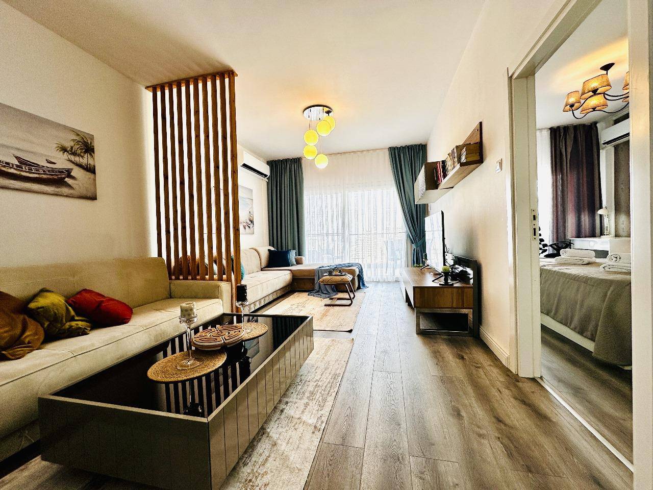 L'Appartement Lisière Sharring Onepiece Iskele/Long Beach, Ceaser Resort 1+1 Flat For Sale Title Ready