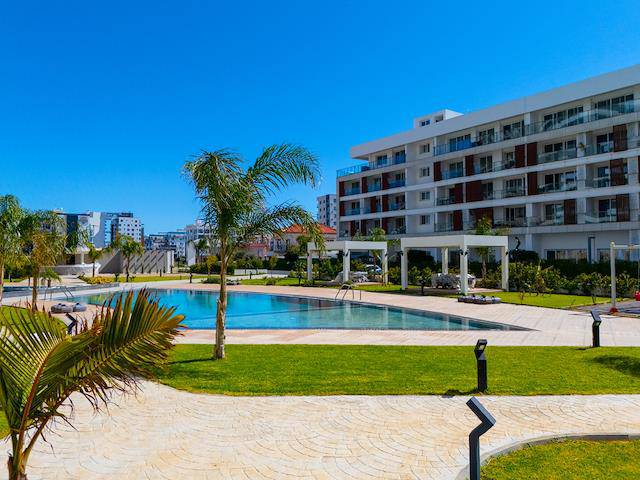 Iskele Long Beach Havuzlu Rezidans Site! Firsat! Satılık 1+1 Daire 71.500 Stg/