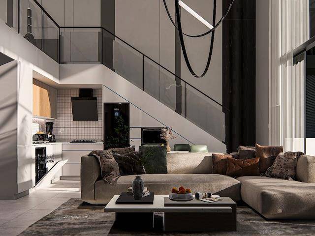 Sky Diora 2+1 Loft Apartment